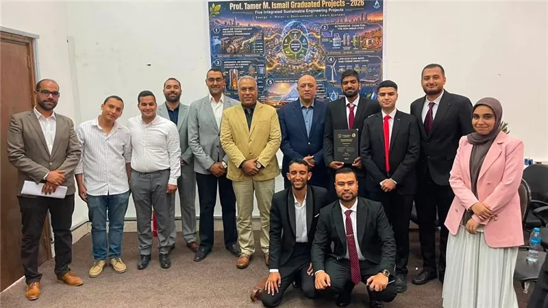 طلاب هندسة قناة السويس ينشرون مشروعات تخرجهم في مجلات علمية عالمية