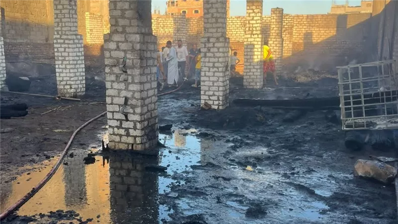 إنقاذ 3 كلاب وإخماد حريق مخزن خردة في باب الشعرية 