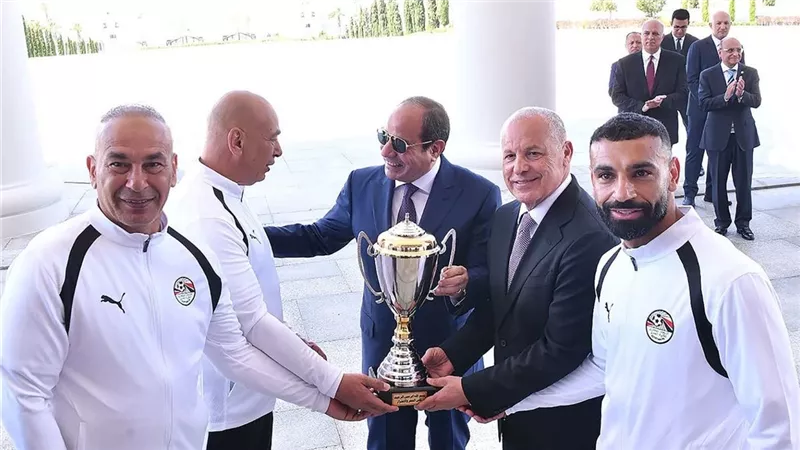 محمد صلاح: تكريم الرئيس السيسي أعظم وسام للاعبي المنتخب