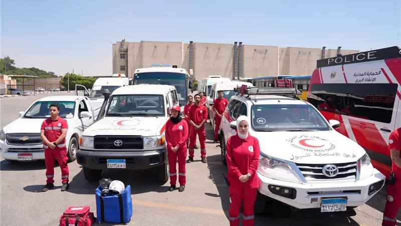 الهلال الأحمر يعزز استعدادات الدولة لمجابهة الكوارث
