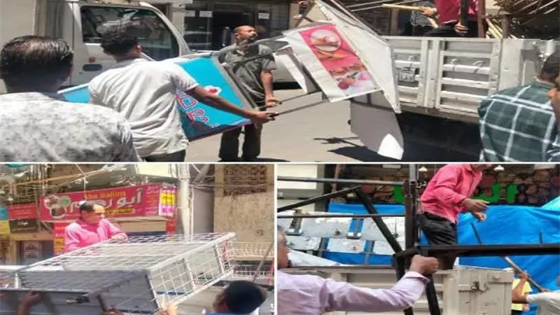 حملة مكبرة لإعادة الانضباط بكفر الدوار.. إزالة 263 حالة إشغال طريق والتحفظ على المضبوطات واتخاذ الإجراءات القانونية
