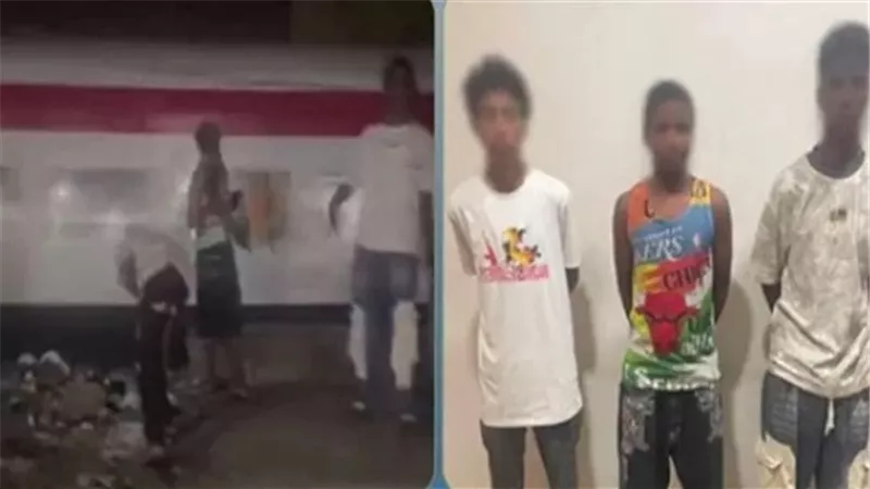 القبض على 3 طلاب بتهمة إلقاء الحجارة على أحد القطارات بأسوان