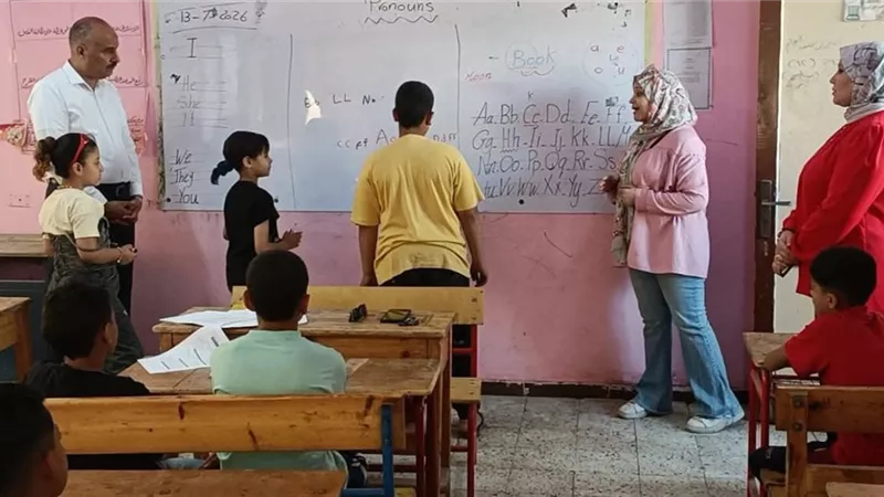 جولات مفاجئة لوكيل تعليم بني سويف لمتابعة البرنامج العلاجي داخل المدارس التعليمية