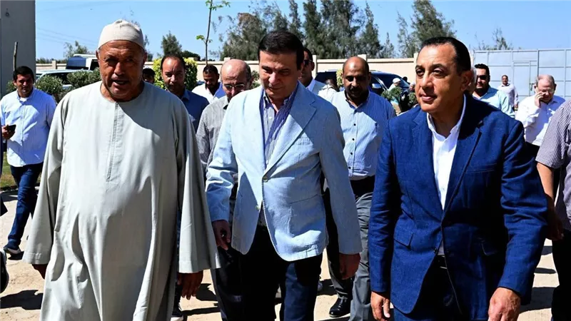 مدبولي يتفقد مزرعة 