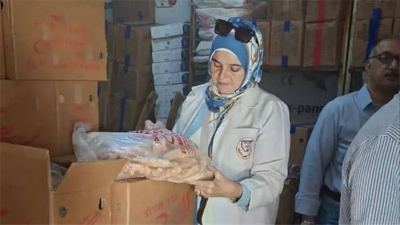 ضبط 2 طن و747 كجم من اللحوم والدواجن الفاسدة ومجهولة المصدر بالشرقية