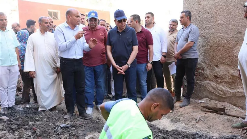بعد أكثر من 20 عامًا.. إنهاء أزمة الصرف الصحي بمساكن السلخانة في سمالوط بالمنيا