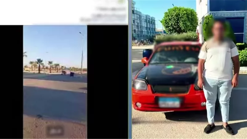 قاد السيارة برعونة ابتهاجا بحفل زفاف.. القبض على طالب عرض المواطنين للخطر بقنا