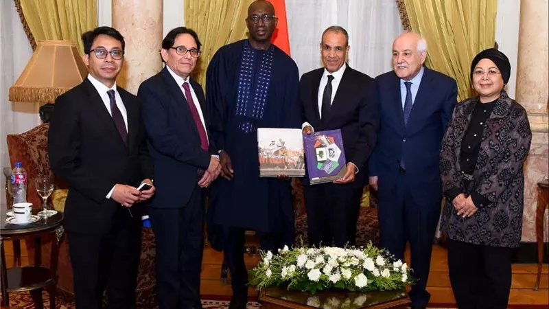وزير الخارجية يستقبل وفد لجنة الأمم المتحدة المعنية بممارسة الشعب الفلسطيني لحقوقه غير القابلة للتصرف