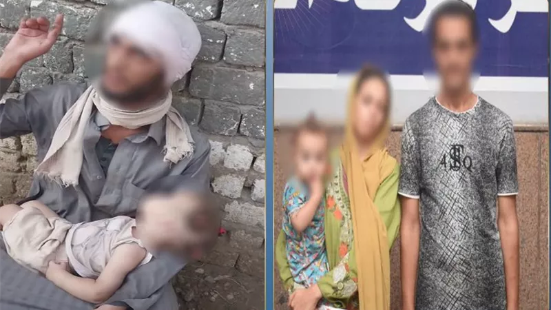 ابنته وتعاني من ثقب بالقلب.. سر فيديو الطفلة المغمى عليها في أحضان بائع متجول