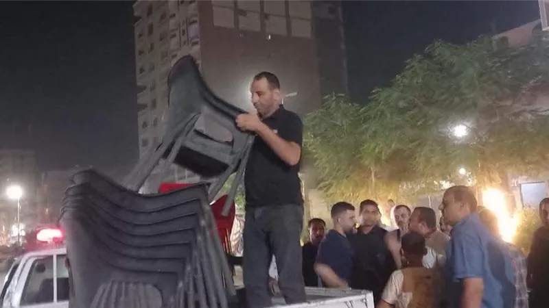 إزالة 160 حالة إشغال طريق بمدينة بني مزار في المنيا 