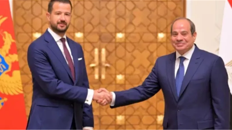 رئيس الجبل الأسود: نتطلع للاستفادة من الخبرات المصرية فى السياحة والطاقة