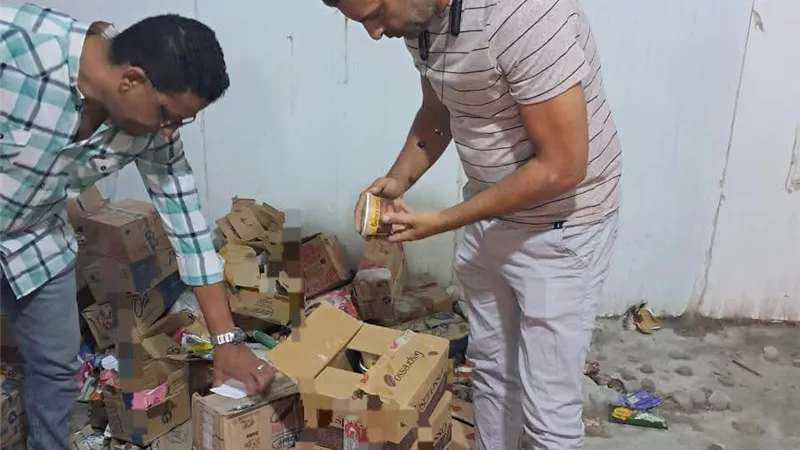 ضبط 166 كيلو و620 لتر أغذية فاسدة وغلق 22 منشأة ببني سويف