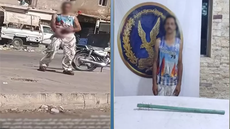 ضبط عامل بعد اتهامه بالاعتداء على أسرة وتحطيم محل وارتكاب أفعال خادشة للحياء في السلام