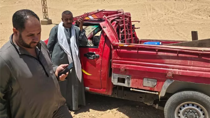 حالتا وفاة و38 مصابًا.. ننشر أسماء ضحايا ومصابي حادث انقلاب سيارة بـ«صحراوي المنيا»