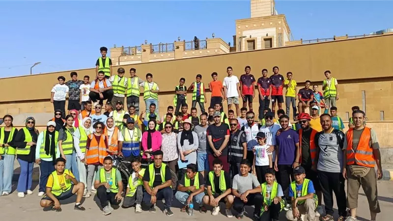 تحت شعار لياقة المصريين.. ماراثون الدراجات ببني سويف يشعل كورنيش النيل 