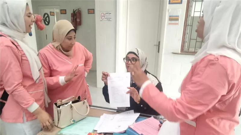 صحة بني سويف ترفع جاهزية وحدة الكوم الأحمر للحصول على الاعتماد