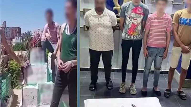 الداخلية تكشف ملابسات فيديو الرعب أمام مقابر الإسكندرية وتضبط المتهمين