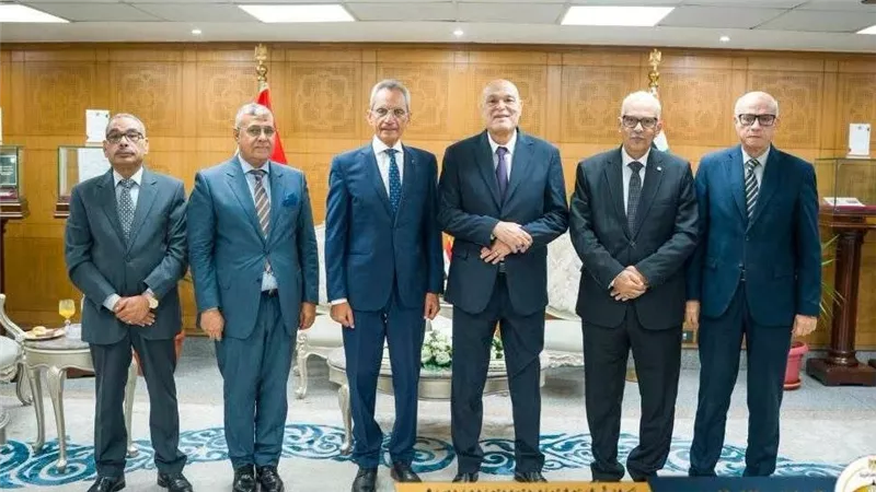 المستشار هاني حنا ورئيس هيئة قضايا الدولة يبحثان سبل تعزيز التعاون المشترك