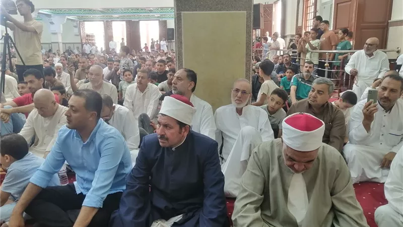 وسط حضور جماهيري ورسائل وطنية.. افتتاح مسجد أبو قرواش بشوبك بسطة بالشرقية