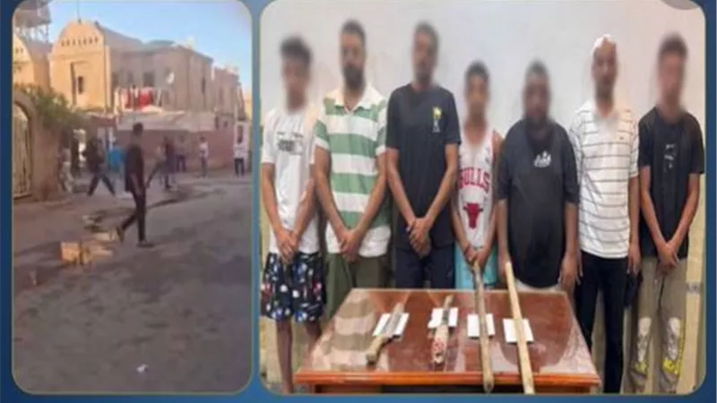 مشاجرة بالزجاجات والأسلحة البيضاء في أكتوبر.. والأمن يكشف التفاصيل