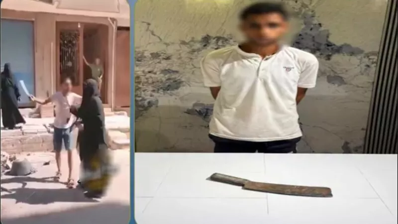 القبض على عاطل هدد المارة بسلاح أبيض وأثار الذعر في شوارع مطروح