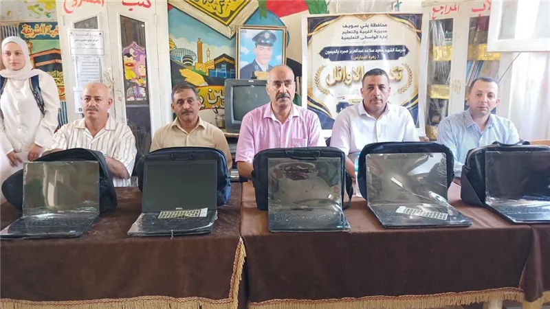 تكريم المتفوقين بمدرسة الشهيد سعيد سلامة بالواسطى بحضور وكيل التعليم