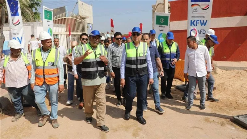 محافظ المنيا يتابع تطوير محطة صرف بأبوقرقاص 