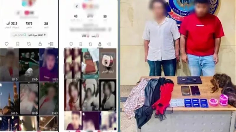 سقوط شخصين نشرا فيديوهات بملابس نسائية للتحريض على الفجور في أكتوبر