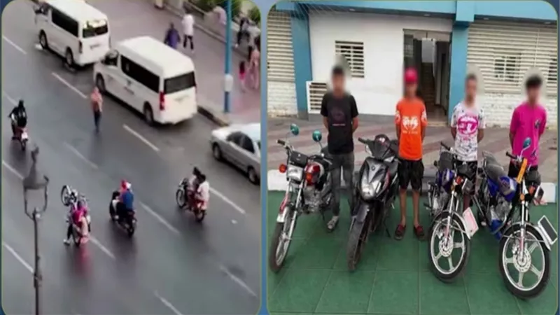 كشف ملابسات فيديو القيادة المتهورة لـ4 دراجات نارية في شوارع الإسكندرية