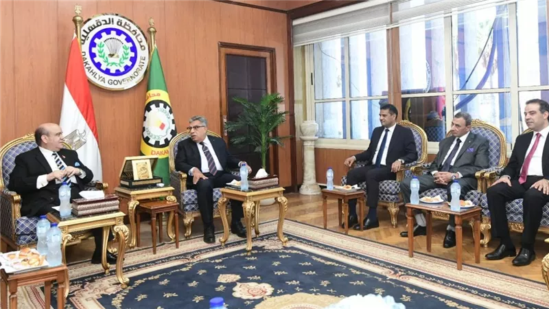 محافظ الدقهلية يستقبل مساعدي وزير العدل لافتتاح مكتب توثيق بـ