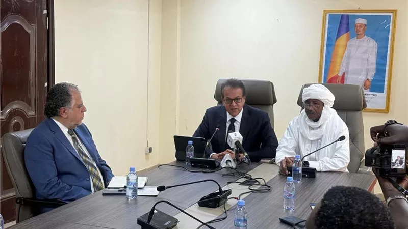 شراكة صحية مصرية تشادية.. وزيرا الصحة يبحثان آليات التعاون وتبادل الخبرات الطبية