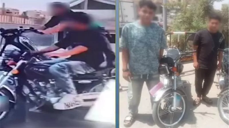 ضبط طالبين بعد أداء حركات استعراضية بدراجتين ناريتين في المقطم