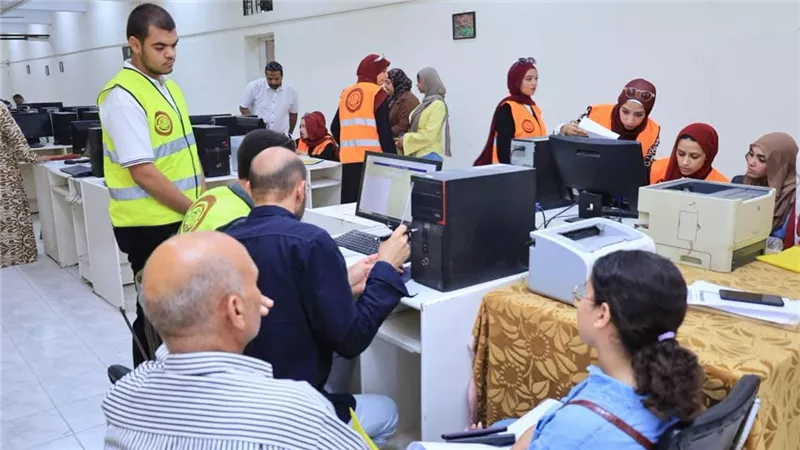 أكثر من 100 جهاز حاسب آلي لتيسير تنسيق طلاب المرحلة الأولى بجامعة المنيا