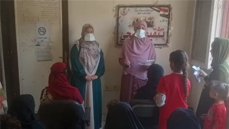 حياة كريمة تواصل دعم أهالي ببا.. 3056 خدمة طبية مجانية بقرية العجرة