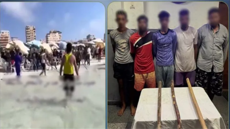 مشاجرة بين 5 عمال بسبب أولوية توزيع الكراسي على المصيفين بشاطئ في الإسكندرية