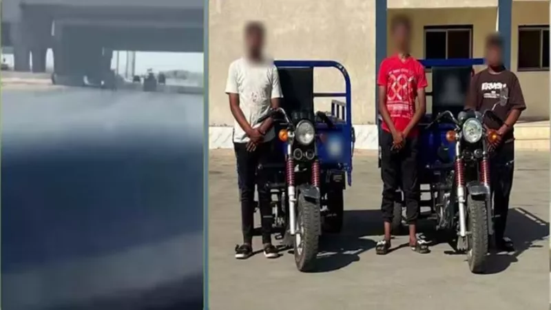 ضبط قائدي تروسيكل بعد تداول فيديو لحركات استعراضية تعرض حياة المواطنين للخطر بالشرقية