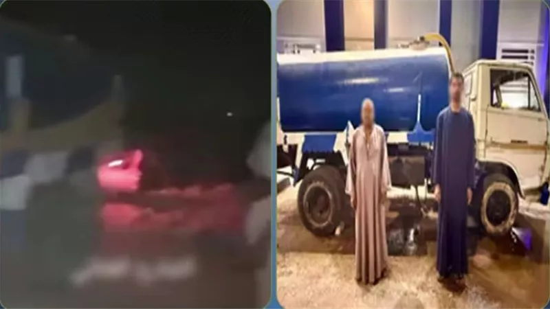 القبض على سائق سيارة صرف صحي لتفريغ حمولتها في مصرف مائي بقنا