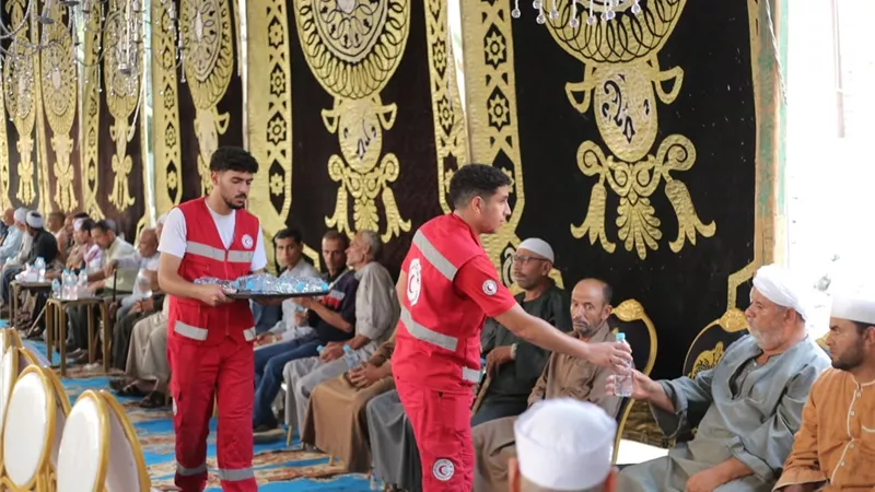 سرادقات عزاء ومساعدات عاجلة من الهلال الأحمر لأسر ضحايا الإسماعيلية