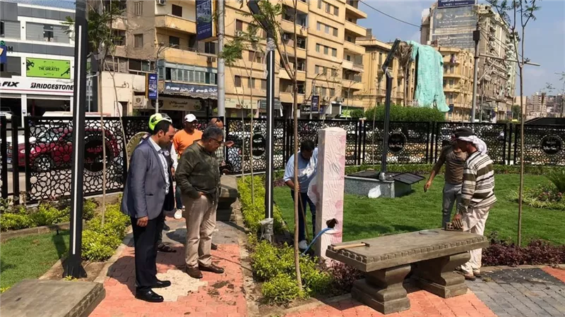 محافظ الدقهلية يواصل متابعة تجهيز حديقة كوكب الشرق استعدادا لافتتاحها