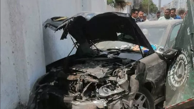 تفاصيل مصرع عامل نظافة في حادث دهس بشارع الجيش بالمنصورة.. صور 