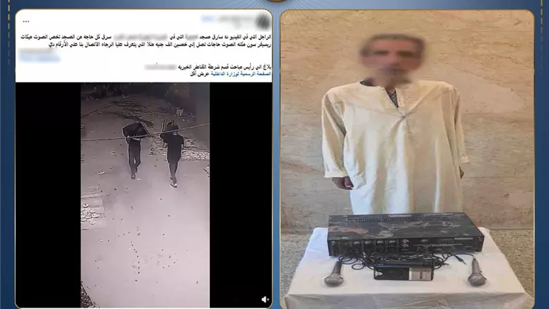 سرق بيت ربنا.. ضبط عامل خردة لاتهامه بسرقة أحد المساجد في القليوبية