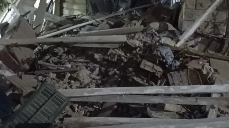 انهيار أجزاء من عقار بمنطقة الجمرك فى الإسكندرية دون إصابات 