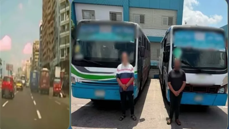 القبض علي سائقى أتوبيسين عرضا حياة المواطنين للخطر