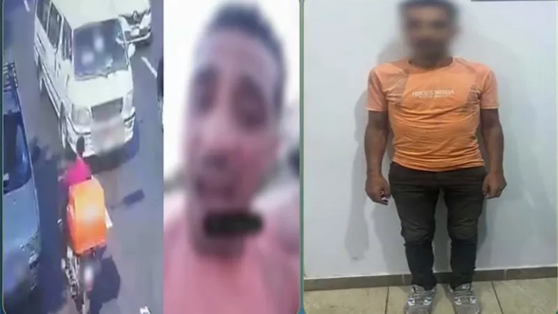 الكاميرات فضحته.. حقيقة تعدي ضابط شرطة علي قائد دراجة نارية بالإسكندرية