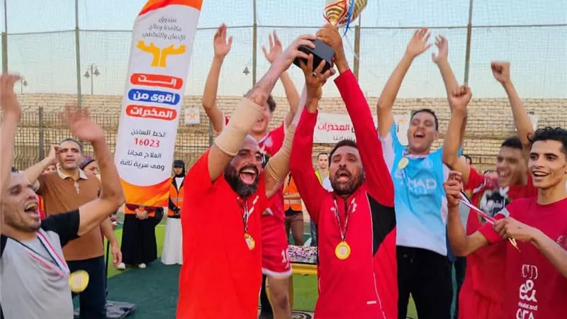 قاي يحسمها في النهائي.. بطل دوري الأبطال لكرة القدم ببني سويف