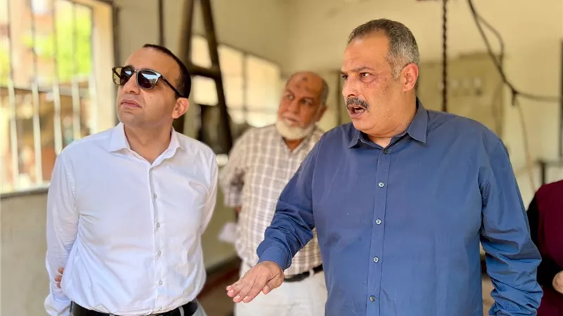 نائب محافظ الإسماعيلية يتابع تطوير الصرف الصحي بأرض الجمعيات