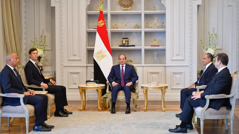 مباحثات السيسي وكوشنر.. تحركات مصرية بشأن تطورات القضية الفلسطينية