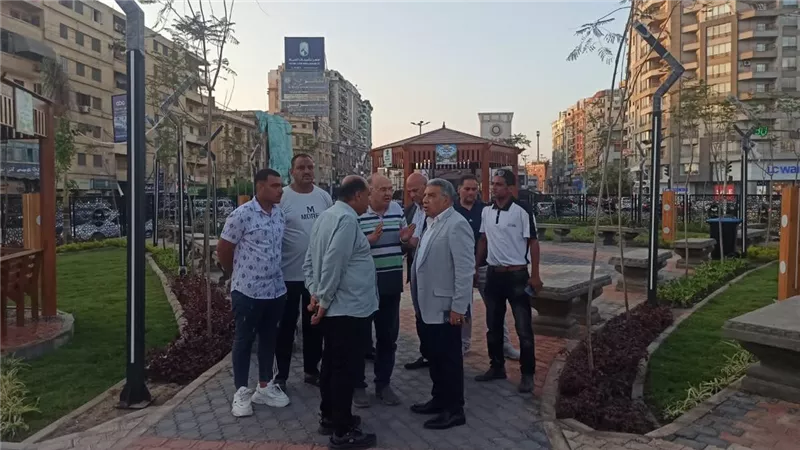 محافظ الدقهلية يتفقد الانتهاء من التشطيبات النهائية بحديقة 