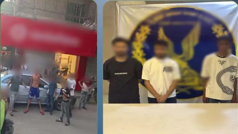 القبض على طرفي مشاجرة بسبب افتراش الأسماك أمام محل هواتف بالسلام 
