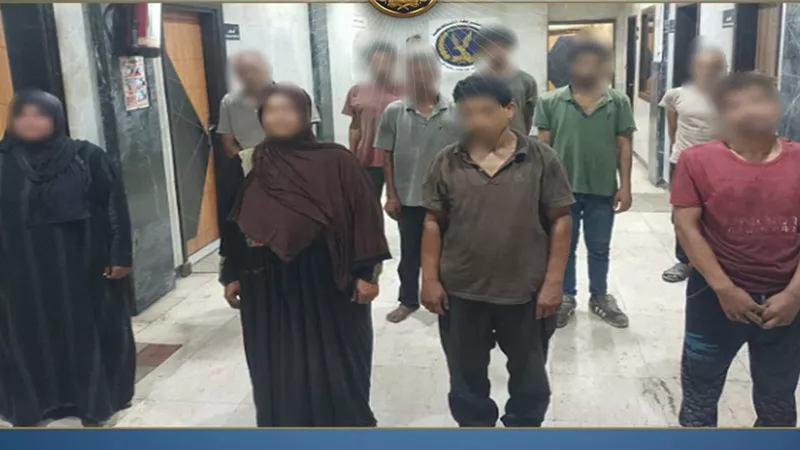 ضبط 10 أشخاص لاستغلال 12 طفلًا في التسول واستجداء الماره بالقاهرة